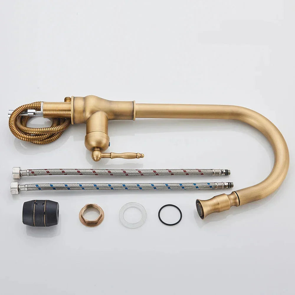 RYNX | Vintagetap – Antique Kitchen Faucet In Brass