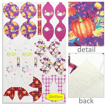Rynx | Spooky Season Cartoon Leather DIY Craft Kit: Creative Project Bundle