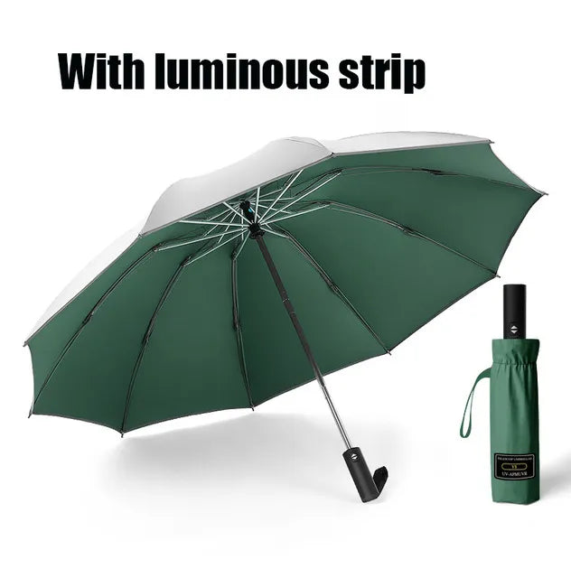 Rynx | Stay Dry and Stylish with our Inverted Umbrella – Windproof, Folding, and Reflective!