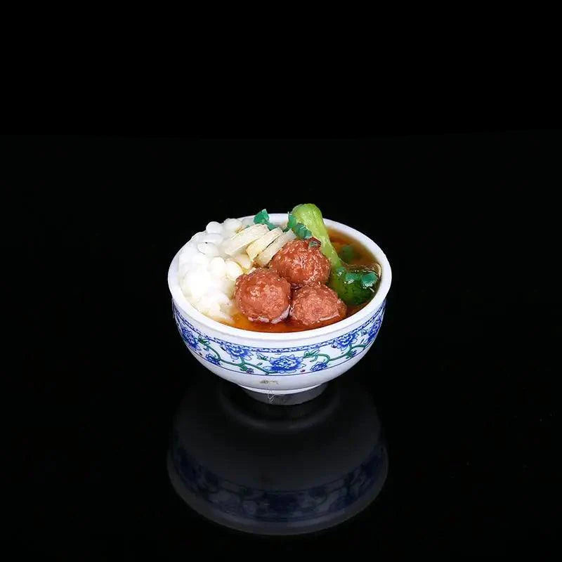 Rynx | Enchanting Mini Chinese Cuisine Bowl Playset - Cute Decorative Items for Children and Home