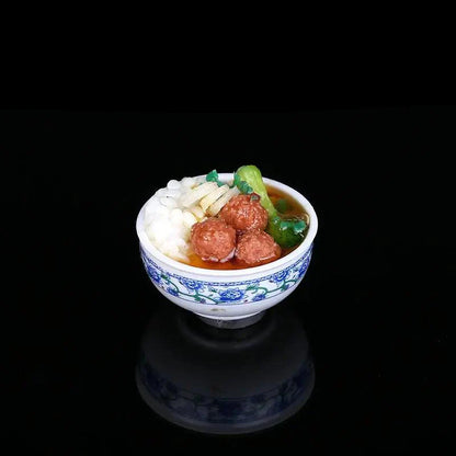 Rynx | Enchanting Mini Chinese Cuisine Bowl Playset - Cute Decorative Items for Children and Home