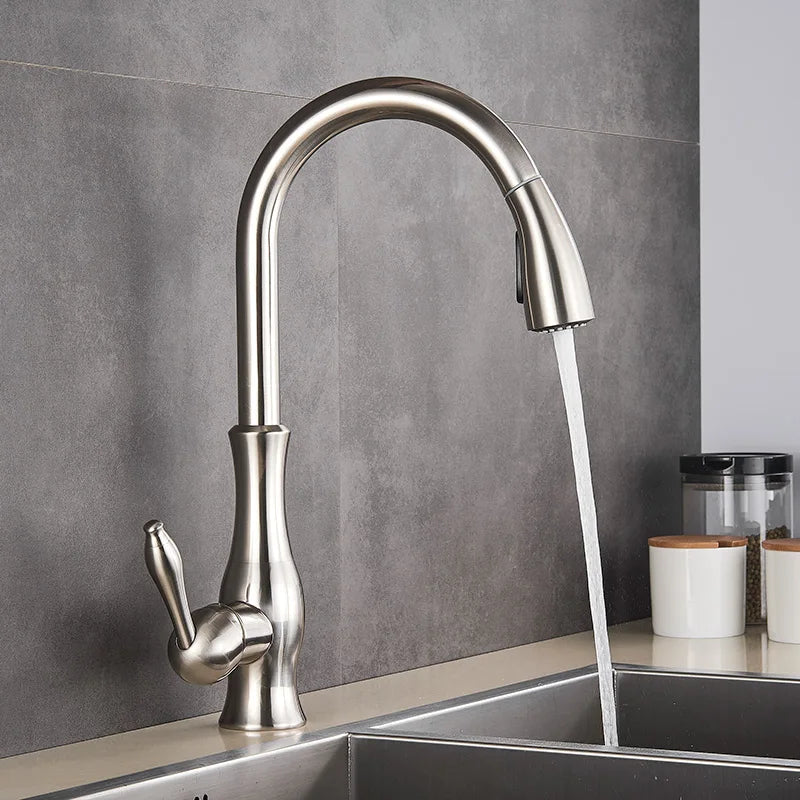 Rynx | GoldFlow – Gold Kitchen Faucet