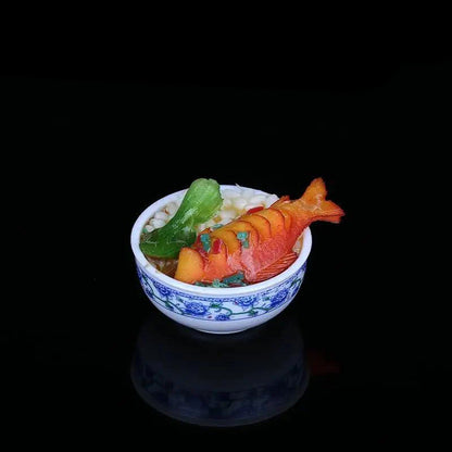Rynx | Enchanting Mini Chinese Cuisine Bowl Playset - Cute Decorative Items for Children and Home