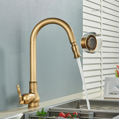 RYNX | Vintagetap – Antique Kitchen Faucet In Brass