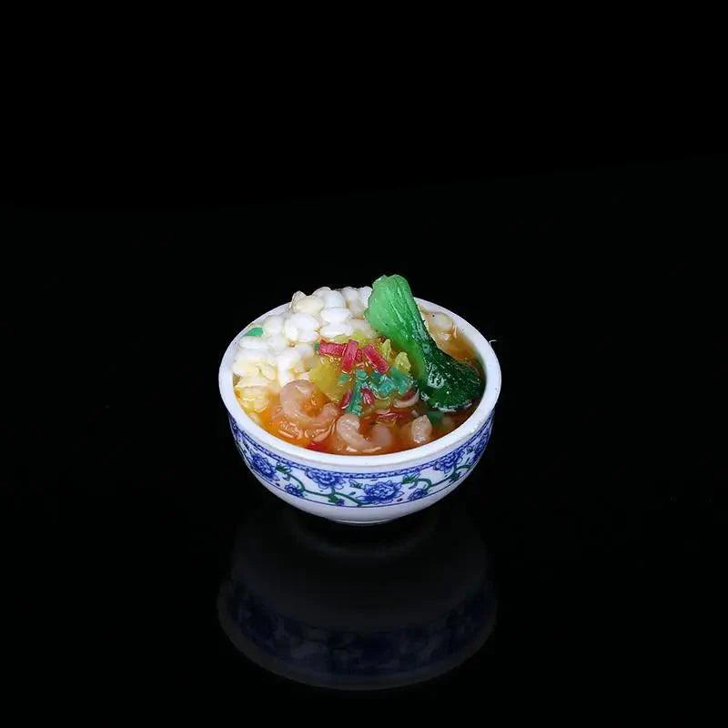 Rynx | Enchanting Mini Chinese Cuisine Bowl Playset - Cute Decorative Items for Children and Home