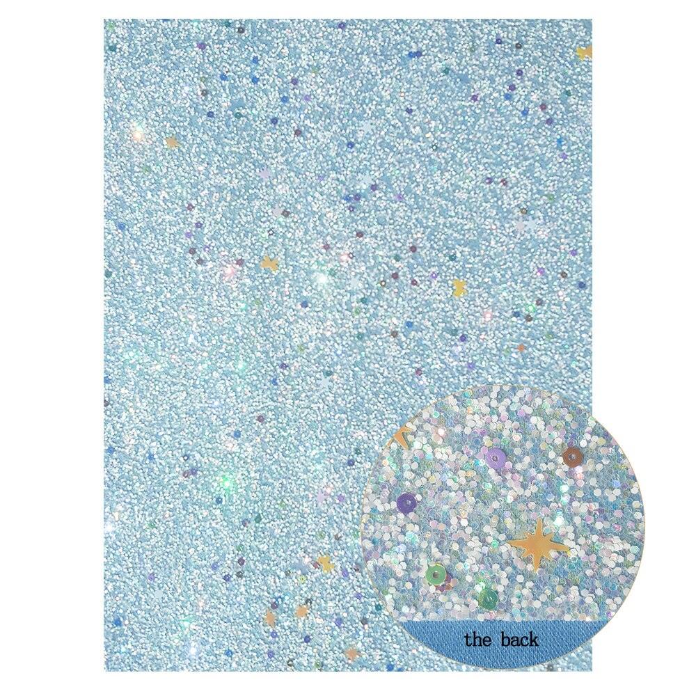 Rynx | Irisdente Blue Snake Glossy Fabric for Creative Crafting