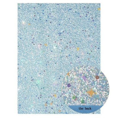 Rynx | Irisdente Blue Snake Glossy Fabric for Creative Crafting