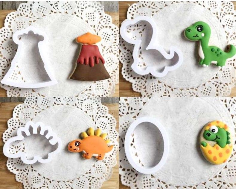 Rynx | Dino Cookie Cutters 8-piece Set