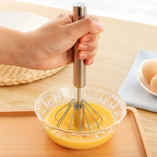 Rynx | Semi-automatic stainless steel whisk – Fast, robust & without electricity