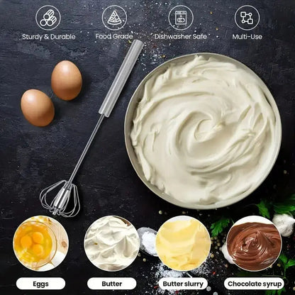 Rynx | Semi-automatic stainless steel whisk – Fast, robust & without electricity