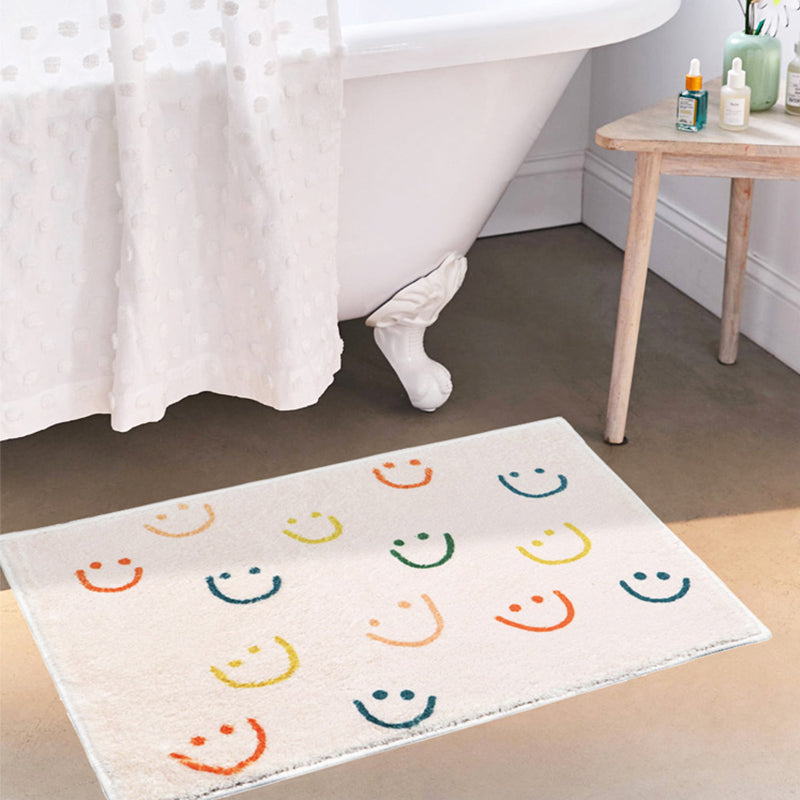 Rynx | Semi-Circle Red Rainbow Bathroom Mat