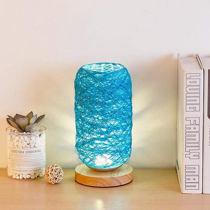Rynx | - Night lamp made of rattan - Artisan elegance - Warm ambiance