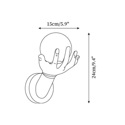 Rynx | Hand of Victory Wall Lamp