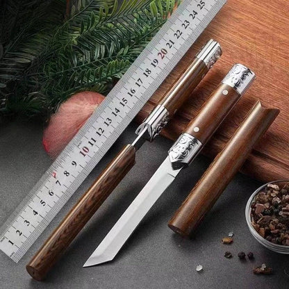 Rynx | Handcrafted Japanese-Style Wooden Handle Utility Knife