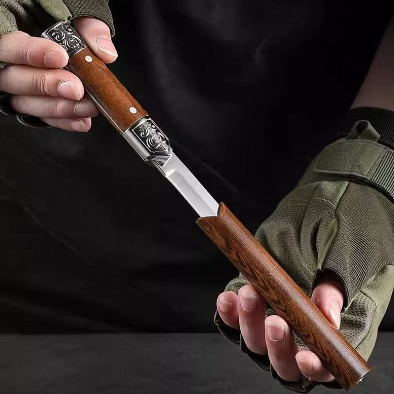 Rynx | Handcrafted Japanese-Style Wooden Handle Utility Knife