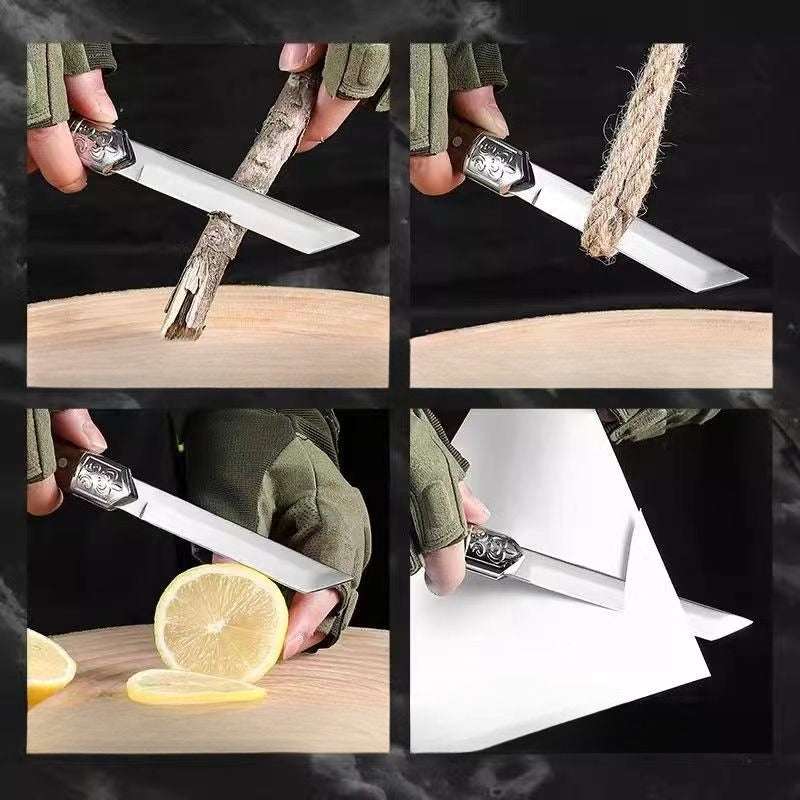 Rynx | Handcrafted Japanese-Style Wooden Handle Utility Knife