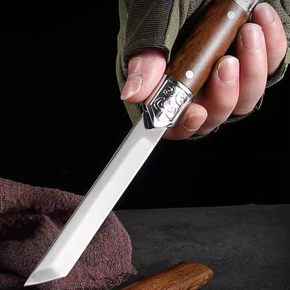 Rynx | Handcrafted Japanese-Style Wooden Handle Utility Knife