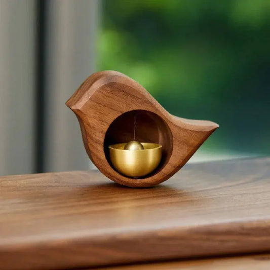 Rynx | Handmade wooden doorbell with cute bird – Charming and functional decoration
