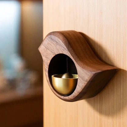 Rynx | Handmade wooden doorbell with cute bird – Charming and functional decoration