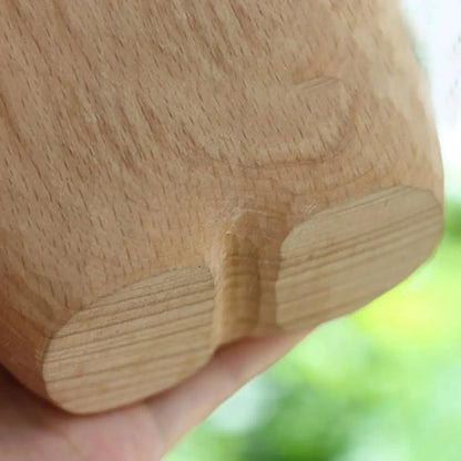 Rynx | Handmade cat vase made of wood – Unique & Eco-friendly decor