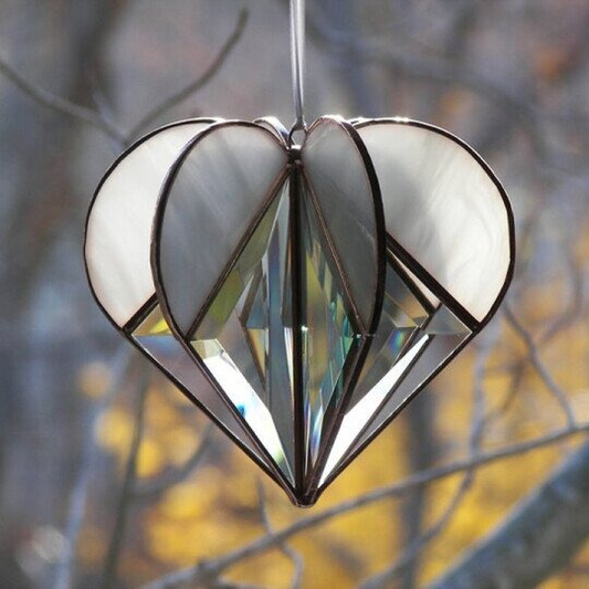 Rynx | RadiantHearts - Handcrafted heart decorations made of colorful glass