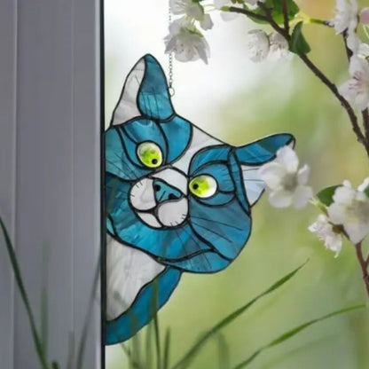 Rynx | Handmade Cat Suncatcher – Window Decoration with Style
