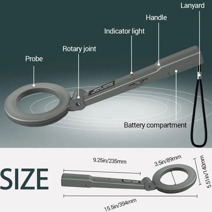 Rynx | High-Sensitivity Hand Metal Detector – Discover Hidden Treasures