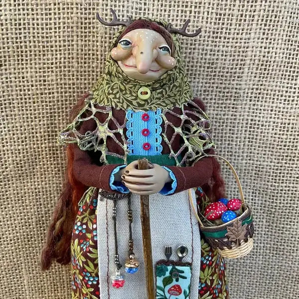 Rynx | Handmade Kitchen Witch – Brings Luck and PRedects Your Home!