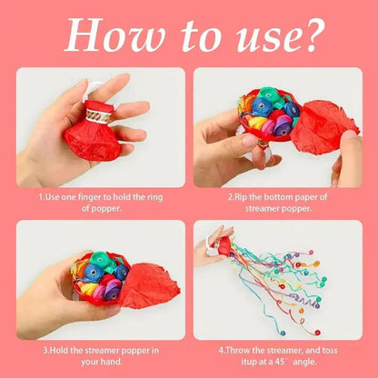 Rynx | Handy Paper Streamer – Colorful Decoration without Confetti Chaos