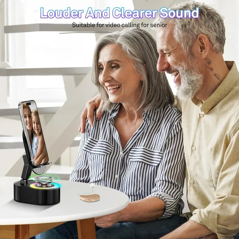 Rynx | Handy Stand with Induction Speaker & Power Bank