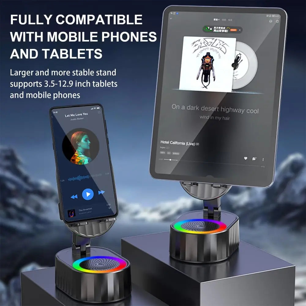 Rynx | Handy Stand with Induction Speaker & Power Bank