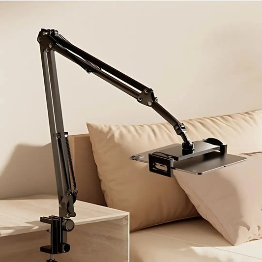 Rynx | Device holder for the bed with long arm – Holds devices up to 1.2 kg safely