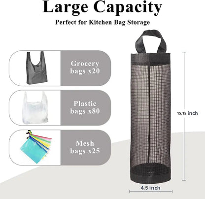 Rynx | Hanging Mesh Organizer for Bags – Neatly Store Plastic Bags