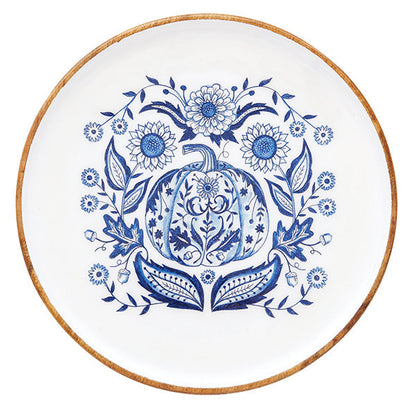 Rynx | Pumpkin Serving Tray | Blue Harvest