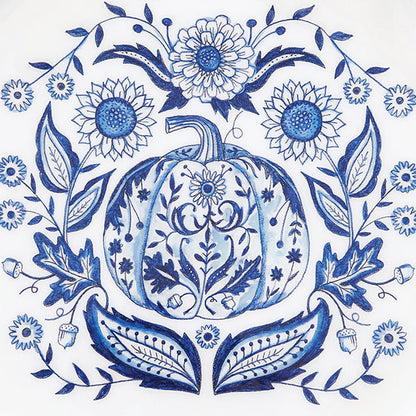 Rynx | Pumpkin Serving Tray | Blue Harvest