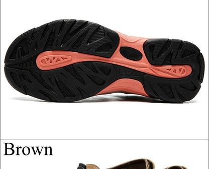Rynx | Summer Men's Outdoor Sandals Beach Shoes Genuine Leather Trekking Hiking