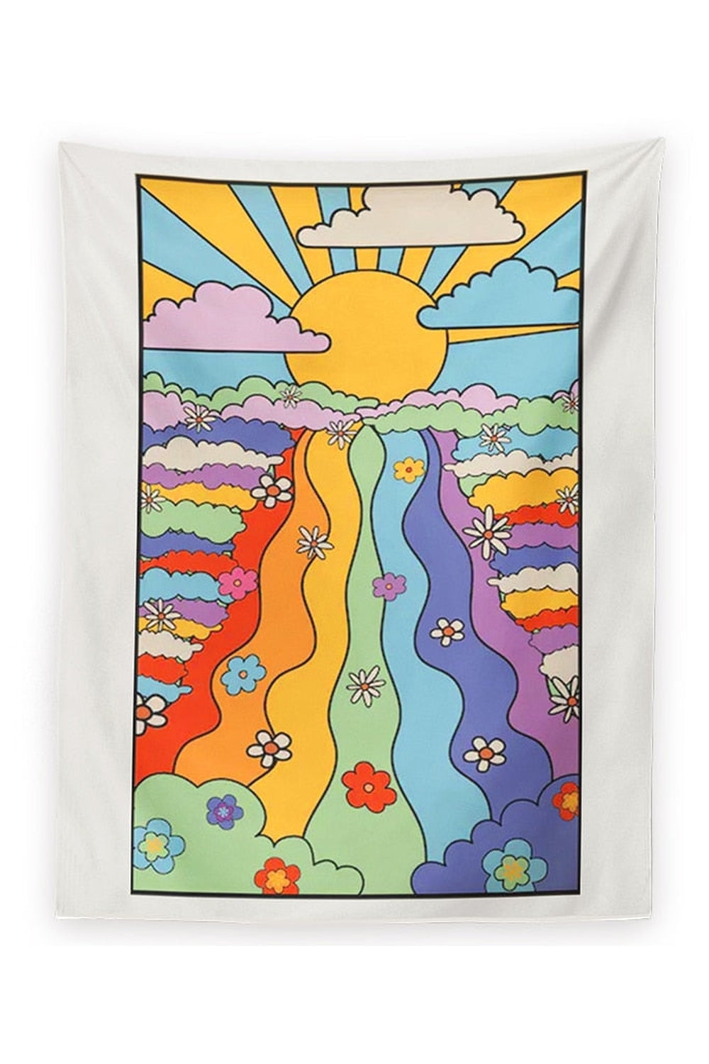 Rynx | 70s Rainbow Wall Tapestry