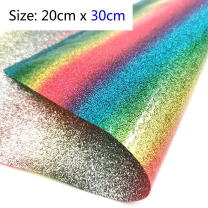 Rynx | Radiant Iridescent Sparkle Glitter Fabric: High-Quality Material for Creative Masterpieces