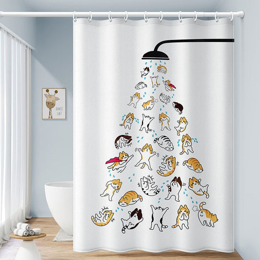 Rynx | Cute Cats Shower Curtain