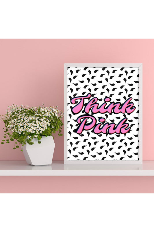 Rynx | Pink Abstract Canvas Poster