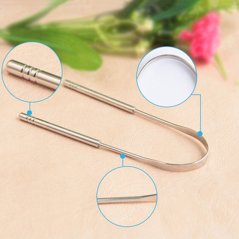 RYNX | High-Quality Stainless Steel Tongue Scraper