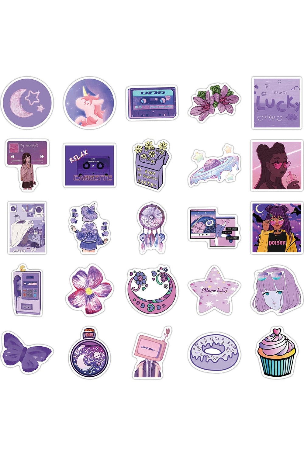Rynx | Girl's Sweet Scrapbook Stickers