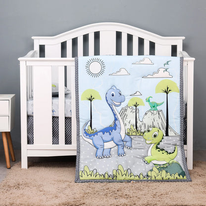 Rynx | Jungle Design Baby Bedding Set for Boys - Blanket, Crib Sheet