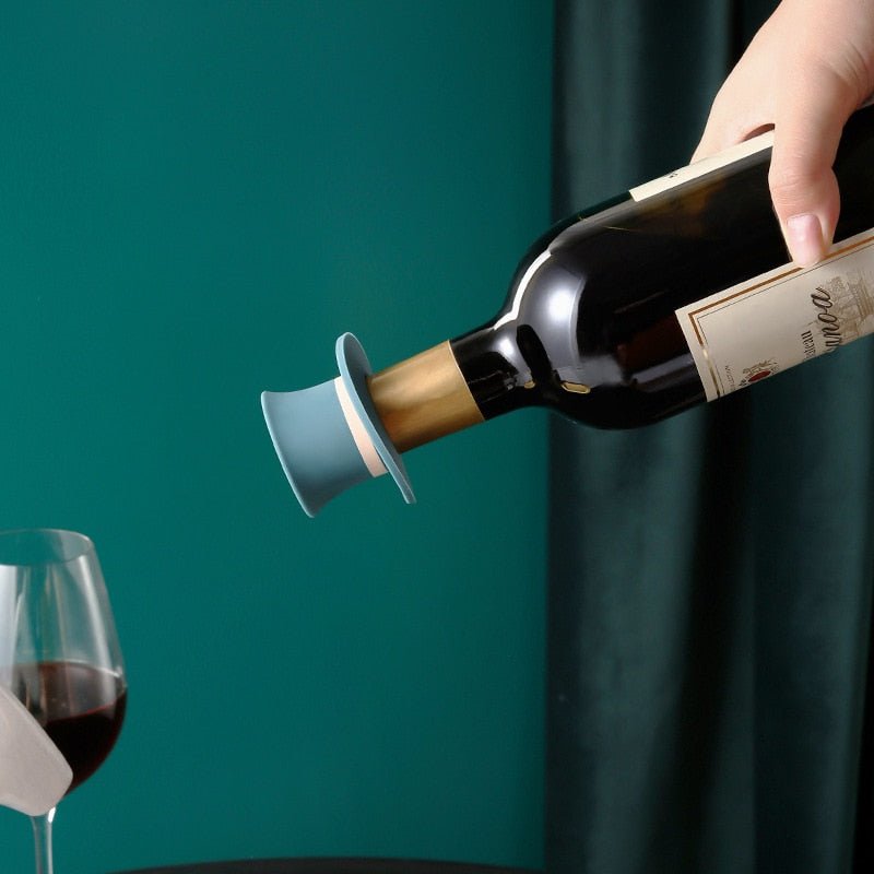 Rynx | Reusable Silicone Cylinder Hat Wine Stopper