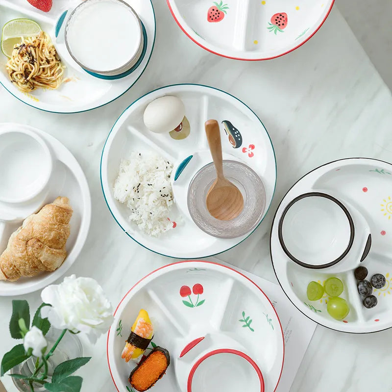 Rynx | Breakfast Combo Nordic Ceramic Plate