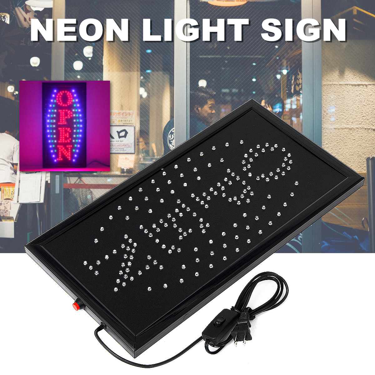Rynx | Neon OPEN Wall Decoration Night Light Advertising Lighting