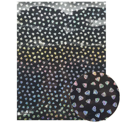 Rynx | Sparkling Black Faux Leather Craft Set - Essential DIY Supplies