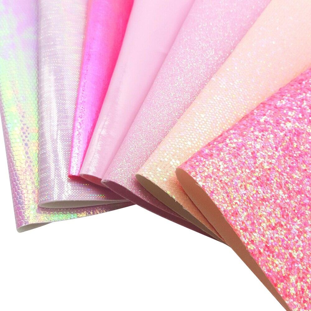 Rynx | Sparkling Pink Faux Leather Crafting Sheets - Elevate your DIY projects
