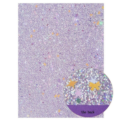 Rynx | Sparkling Violet Faux Leather Fabric - A Must-Have for Sparkling DIY Projects