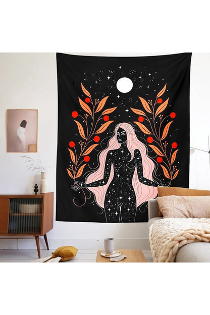 Rynx | Phase Girl Psychedelic Tapestry